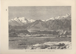 VIEW OF YANGI HISSAR, AT THE FOOT OF THE PAMIR CHAIN